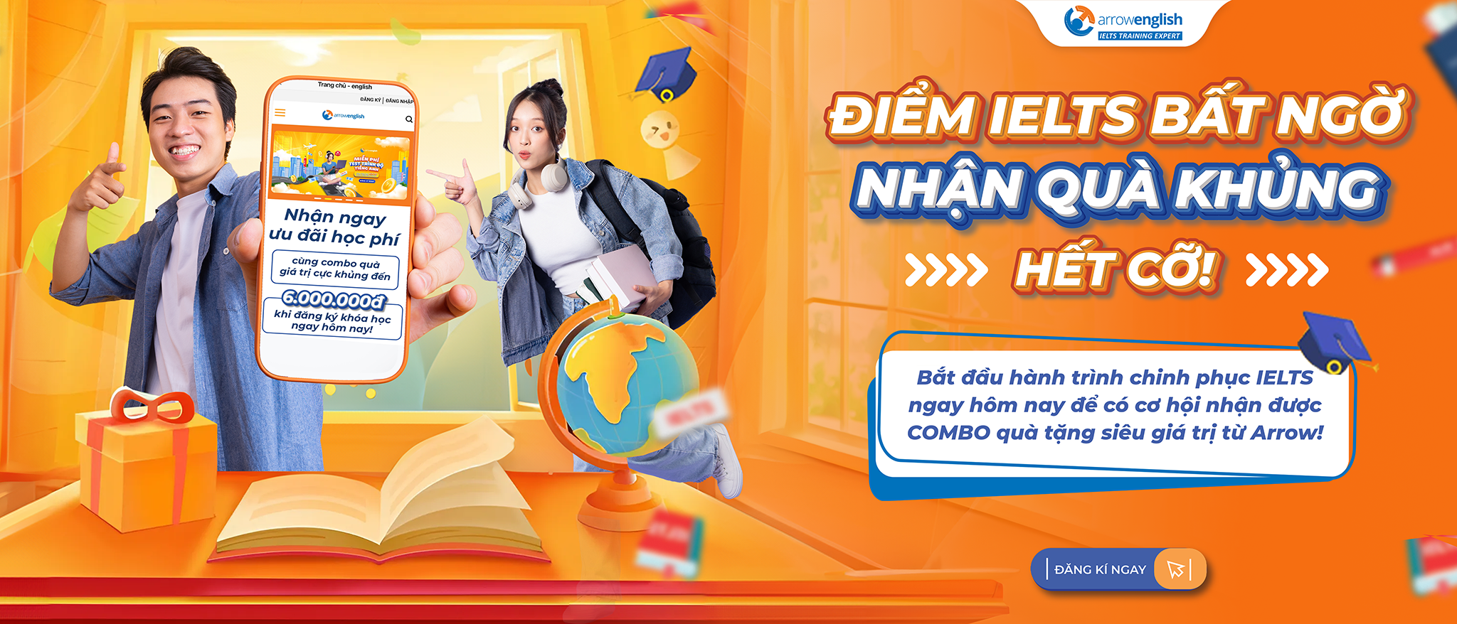 🔥ĐIỂM IELTS BẤT NGỜ – NHẬN QUÀ KHỦNG HẾT CỠ!🔥